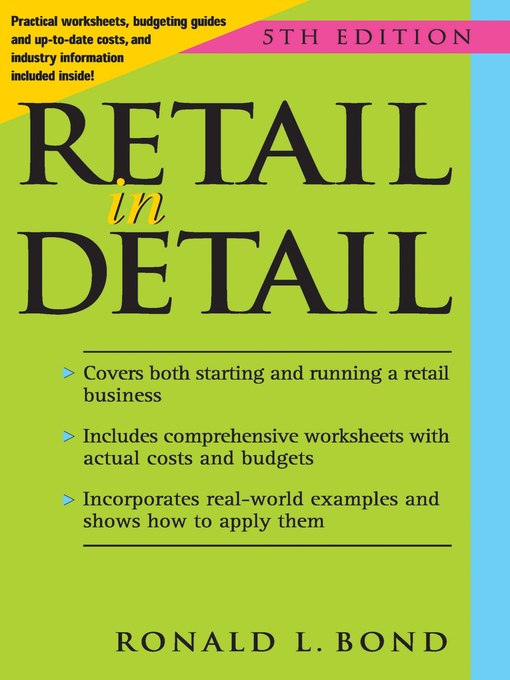 Title details for Retail in Detail by Ronald L. Bond - Wait list